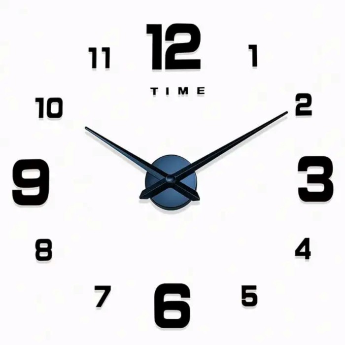 Годинник настінний діаметр 10 см круглий на кухню в стилі лофт HP-3Y-1B (35107)