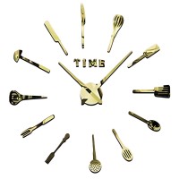 Годинник настінний діаметр 10 см круглий годинник на кухню HP-3Y-5 (13303)