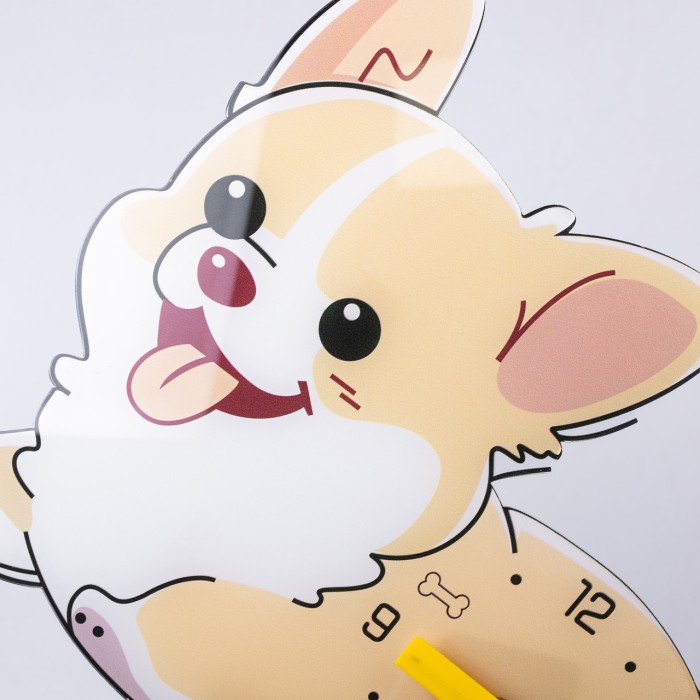 Годинник настінний фігурний із твариною, декоративний HP-3Y-6-325 (59822)