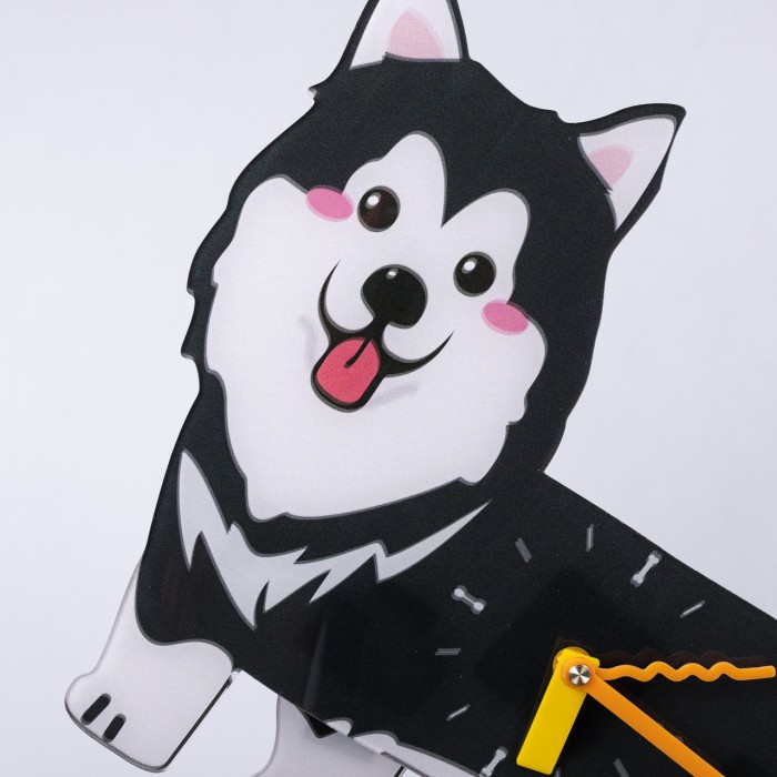 Годинник настінний фігурний із твариною, декоративний HP-3Y-6-312 (39202)