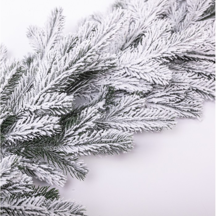 Хвойна лита гірлянда 2 м засніжені гілки ялинки TD-BRNCHSN2 (57447)
