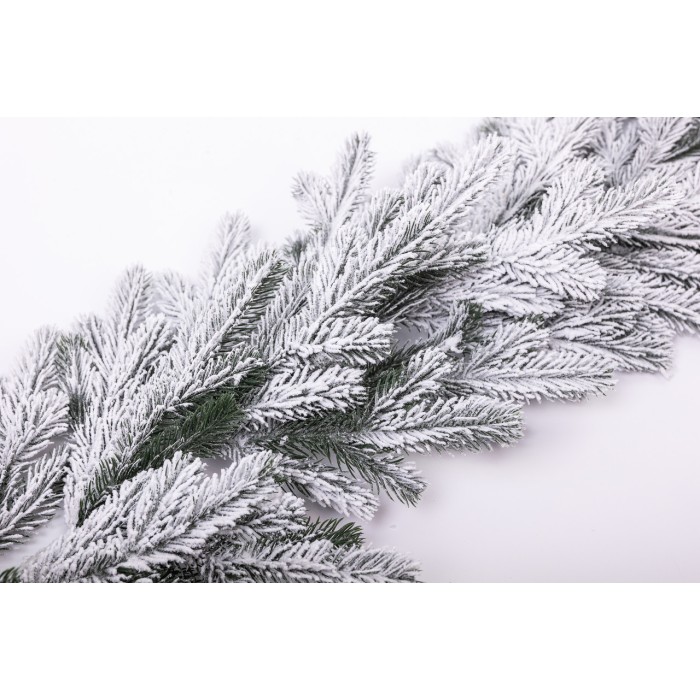 Хвойна лита гірлянда 2 м засніжені гілки ялинки TD-BRNCHSN2 (57447)