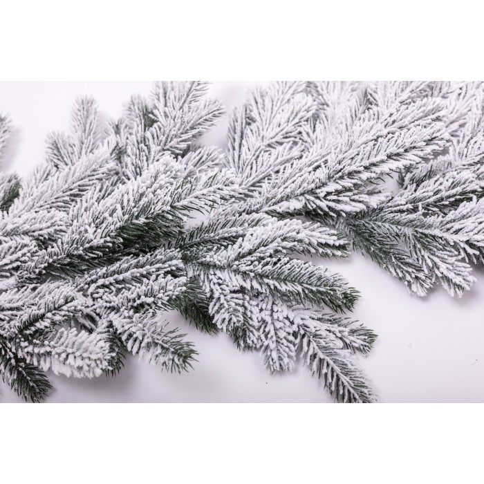 Хвойна лита гірлянда 2 м засніжені гілки ялинки TD-BRNCHSN2 (57447)