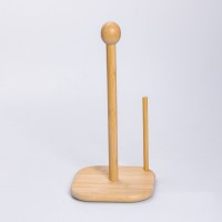 Тримач для паперових рушників 15,5×15,5×32 (см) підставка дерев'яна HB-40-10 (59408)