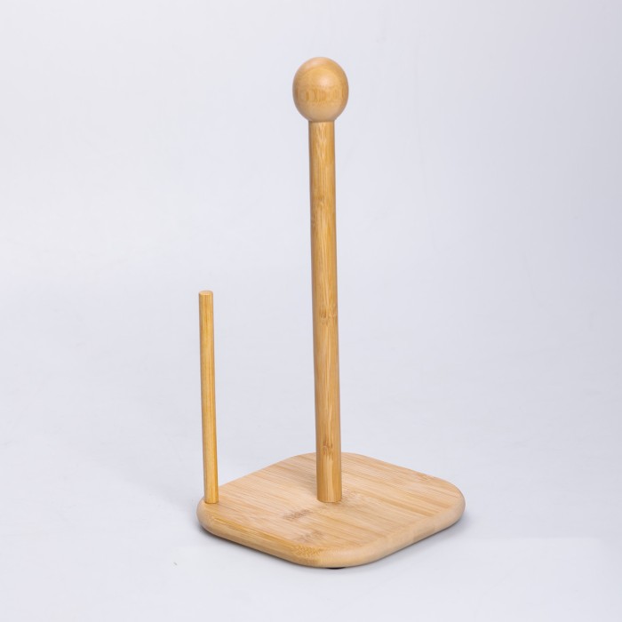 Тримач для паперових рушників 15,5×15,5×32 (см) підставка дерев'яна HB-40-10 (59408)