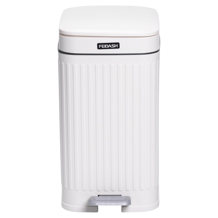 Відро для сміття з педаллю 5л відро для сміття з кришкою і педаллю Білий HP-45-11BE (42787)