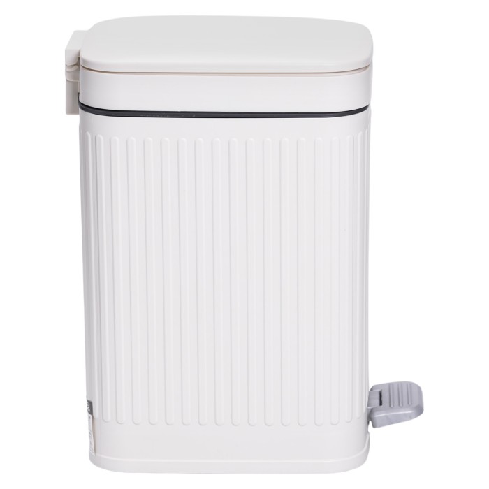 Відро для сміття з педаллю 5л відро для сміття з кришкою і педаллю Білий HP-45-11BE (42787)