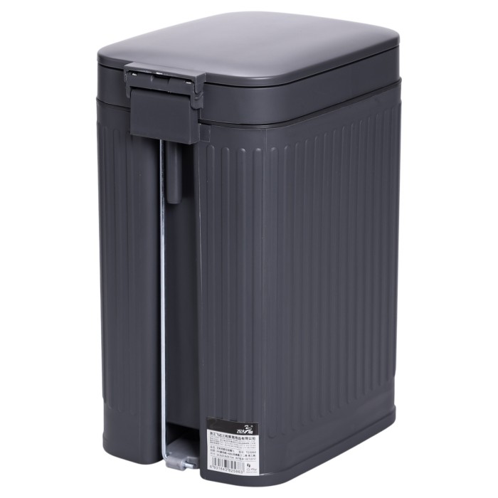 Відро для сміття з педаллю 5л відро для сміття з кришкою і педаллю Сірий HP-45-11G (37057)