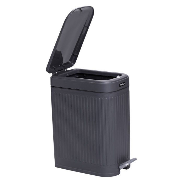 Відро для сміття з педаллю 5л відро для сміття з кришкою і педаллю Сірий HP-45-12G (86935)