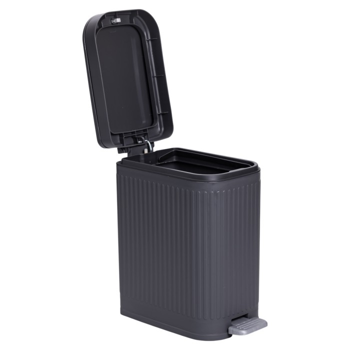 Відро для сміття з педаллю 5л відро для сміття з кришкою і педаллю Сірий HP-45-12G (86935)