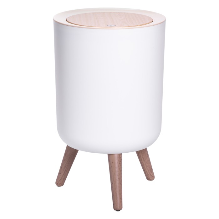 Відро для сміття з клік-кришкою на ніжках 8 літрів відро для сміття на кухню, в спальню і для офісу HP-45-13 (64219)