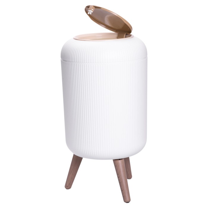 Відро для сміття з клік-кришкою на ніжках 10 літрів відро для сміття на кухню, в спальню і для офісу HP-45-14 (64371)