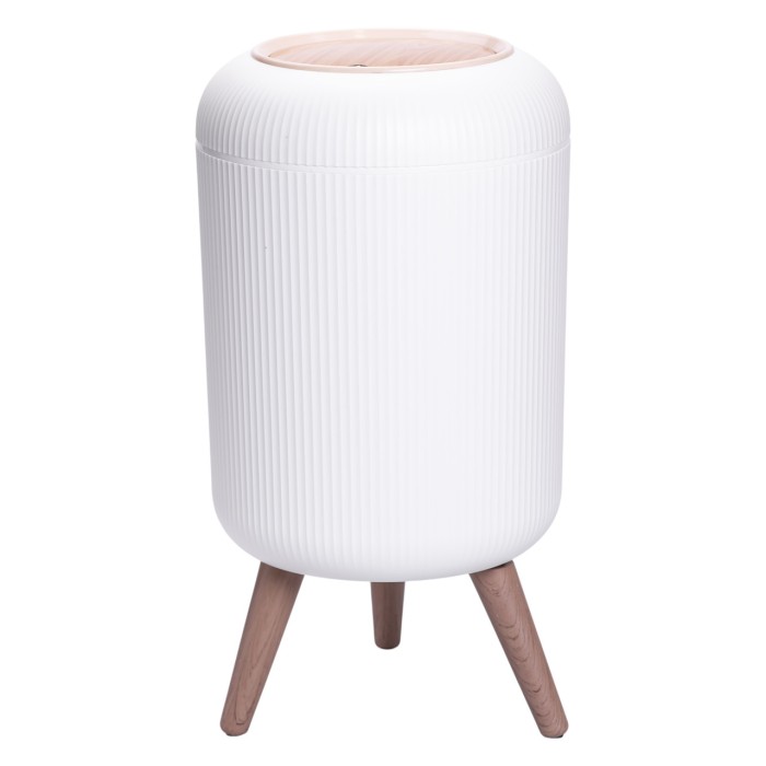 Відро для сміття з клік-кришкою на ніжках 10 літрів відро для сміття на кухню, в спальню і для офісу HP-45-14 (64371)