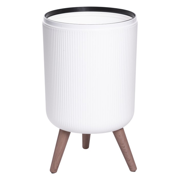 Відро для сміття з клік-кришкою на ніжках 10 літрів відро для сміття на кухню, в спальню і для офісу HP-45-14 (64371)