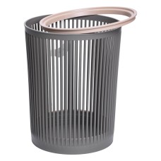 Кошик для сміття пластиковий в офіс для паперу 8 (л) кошик під сміття відро для сміття Сірий HP-45-8G (84192)