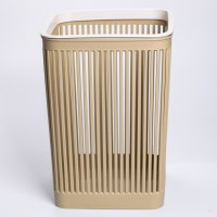 Кошик для сміття пластиковий в офіс для паперу 22×22×30 (см) кошик під сміття 8 (л) відро для сміття Коричневий HP-45-9OL (29576)