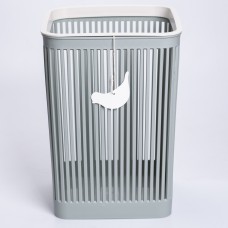 Кошик для сміття пластиковий в офіс для паперу 22×22×30 (см) кошик під сміття 8 (л) відро для сміття Зелений HP-45-9GR (65704)