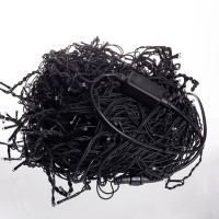 Вулична гірлянда Бахрома 50 м 840 LED чорний провід Білий 50MBW (17095)