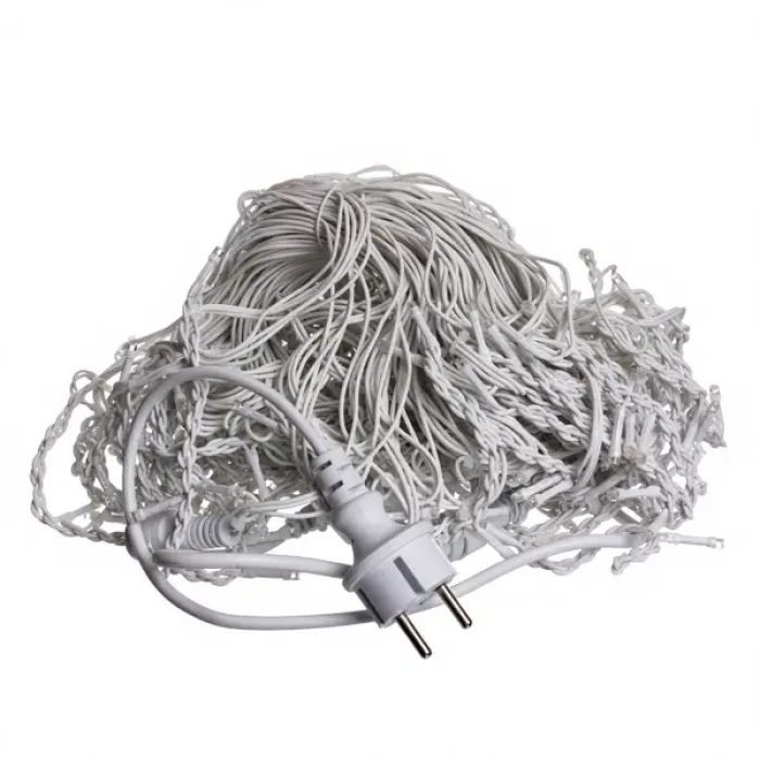 Вулична гірлянда Бахрома 25 м 405 LED гірлянда штора білий провід Багатобарвність 25MWML (34334)