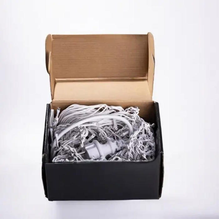 Вулична гірлянда Бахрома 12 м 200 LED білий провід Синій 12MWBL (76793)