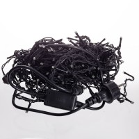Вулична гірлянда Бахрома 20 м 335 LED гірлянда штора чорний провід Синій 20MBBL (19083)