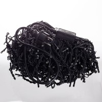 Новорічна гірлянда вулична Бахрома 36 м 600 LED чорний провід Мультиколор 36МBML (10547)