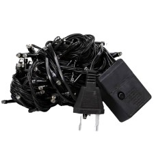 Новорічна гірлянда кімнатна нитка 22 м 220 LED чорний провід Білий W220LED22MBW (53468)