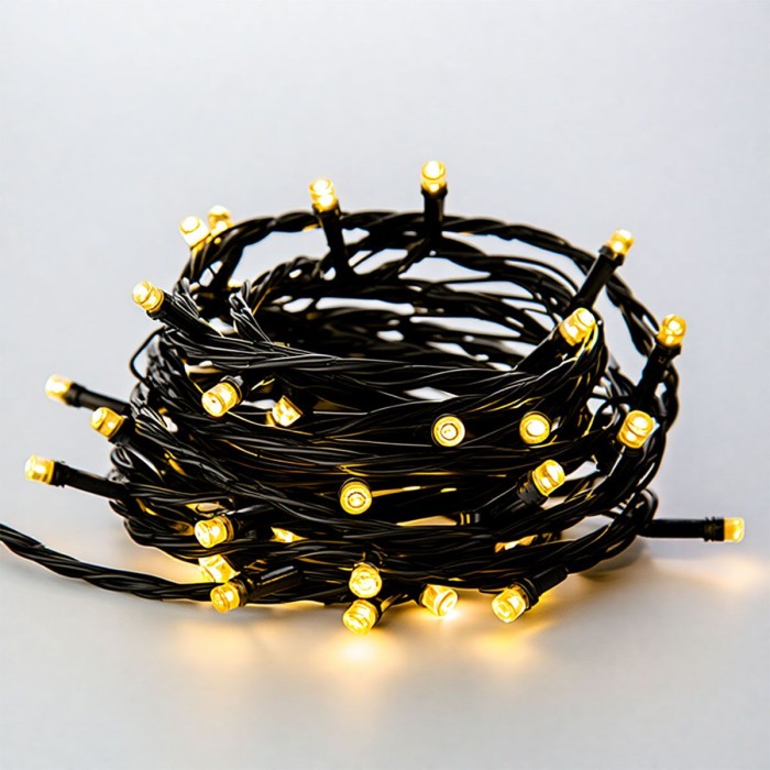 Новорічна гірлянда штора 3х2 м 144 LED кімнатна білий провід Жовтий ZWM32144LEDY (57182)