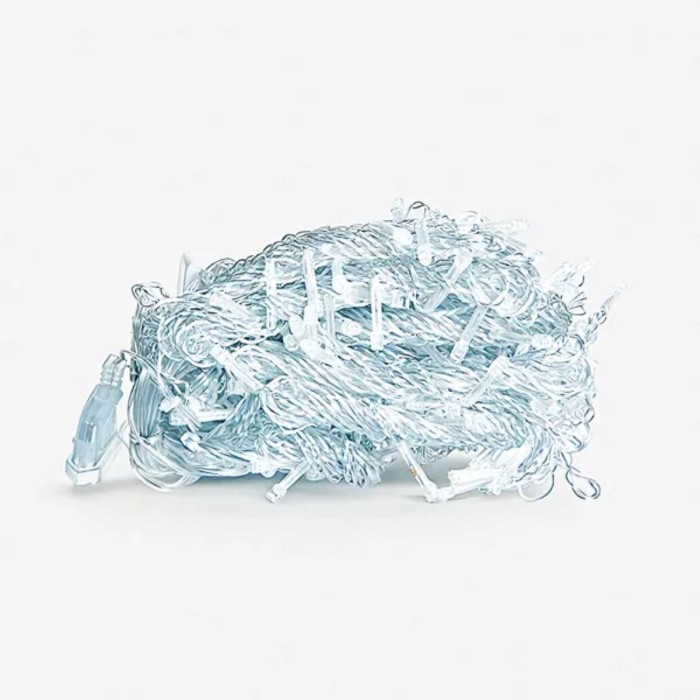 Новорічна гірлянда штора 3х3 м 192 LED кімнатна білий провід Білий ZWM33192LEDW (83312)