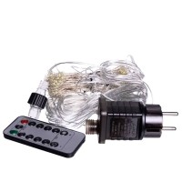 Новорічна гірлянда Хвойна лапа 3х2 м 400 LED Жовте світло D400LED2MY (21947)