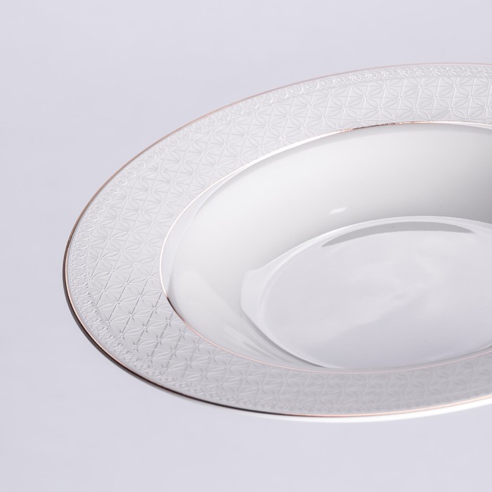 Столовий сервіз з порцеляни Claire на 6 осіб 27 предметів HP-HK-2 (68712)