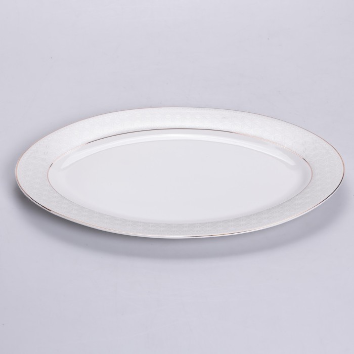 Столовий сервіз з порцеляни Claire на 6 осіб 27 предметів HP-HK-2 (68712)