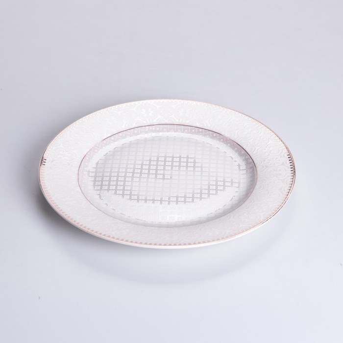 Столовий сервіз з порцеляни Lora на 6 осіб 24 предмети HP-HK-4 (58841)