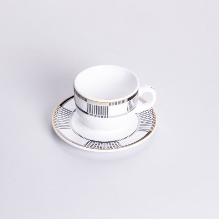 Столовий сервіз з порцеляни Geometry на 6 осіб 32 предмети HP-HK-6 (26758)