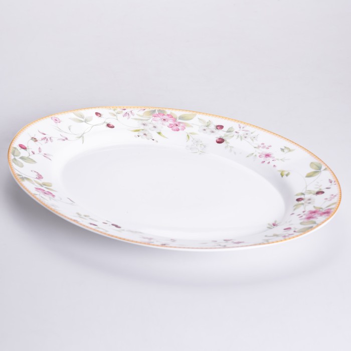 Столовий сервіз з порцеляни Strawberry на 6 осіб 32 предмети HP-HK-8 (25363)