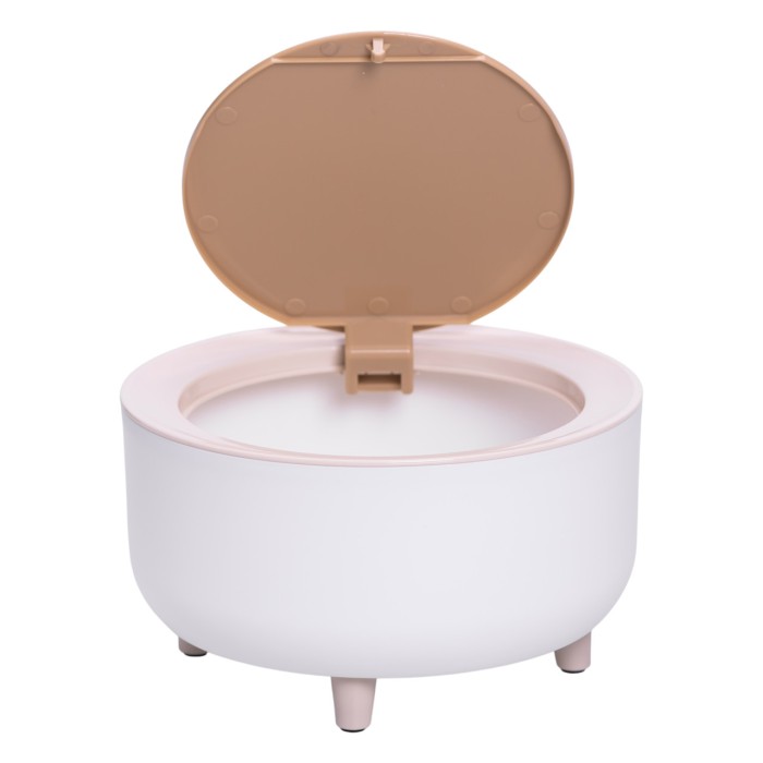 Відро для сміття настільне 19×10 (см) з кришкою HP-45-3 (27071)