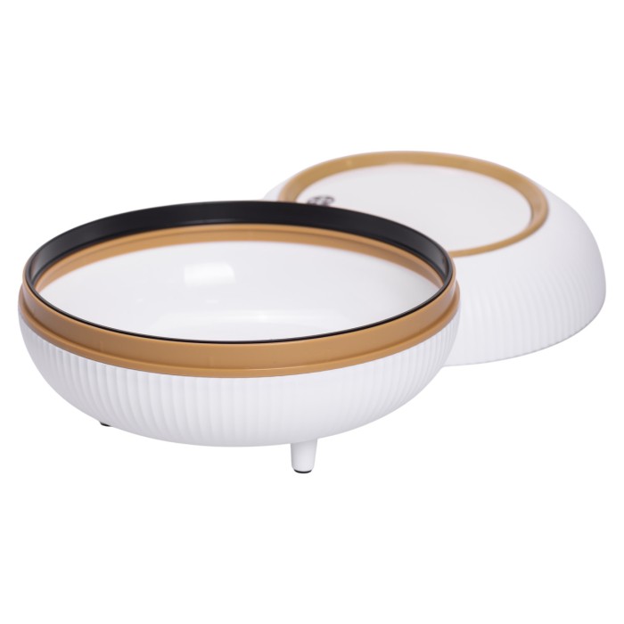 Відро для сміття настільне 23×23×13 (см) з кришкою HP-45-4 (35821)