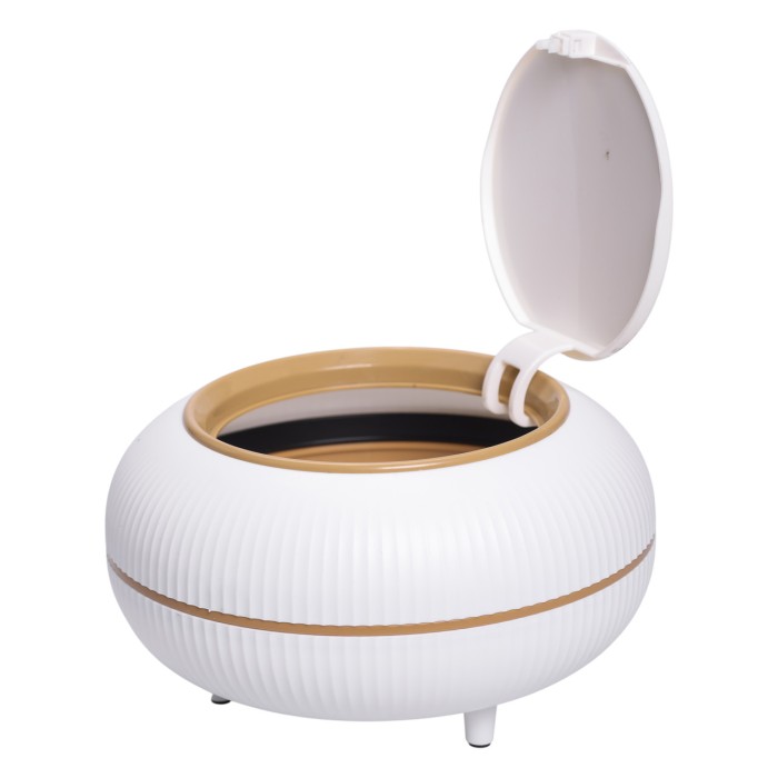 Відро для сміття настільне 23×23×13 (см) з кришкою HP-45-4 (35821)