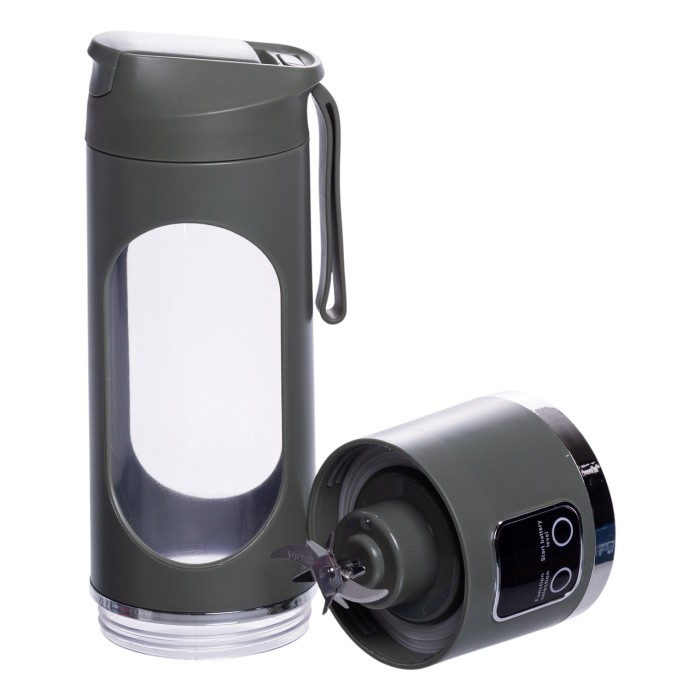 Портативний блендер для смузі на акумуляторі 450 мл 25 Вт USB Зелений HP-11-10GR (10569)