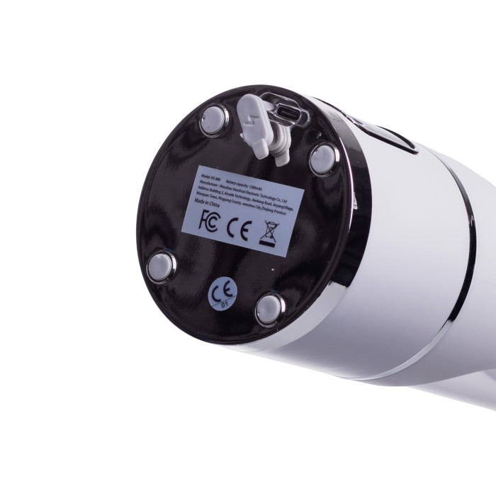 Портативний блендер для смузі на акумуляторі 450 мл 25 Вт USB Білий HP-11-10W (32382)