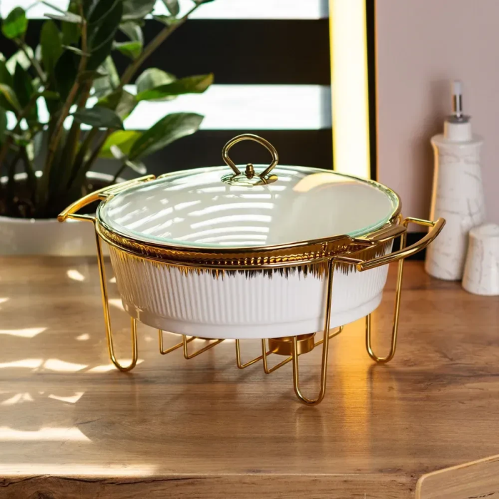 Марміт для супів 2 літри настільний круглий з підігрівом HP1036 (39665)