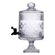 Лимонадниця з краном на підставці скляна 4,5 л HP-19-4 (23105)