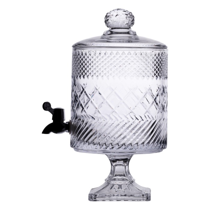 Лимонадниця з краном на підставці скляна 4,5 л HP-19-4 (23105)