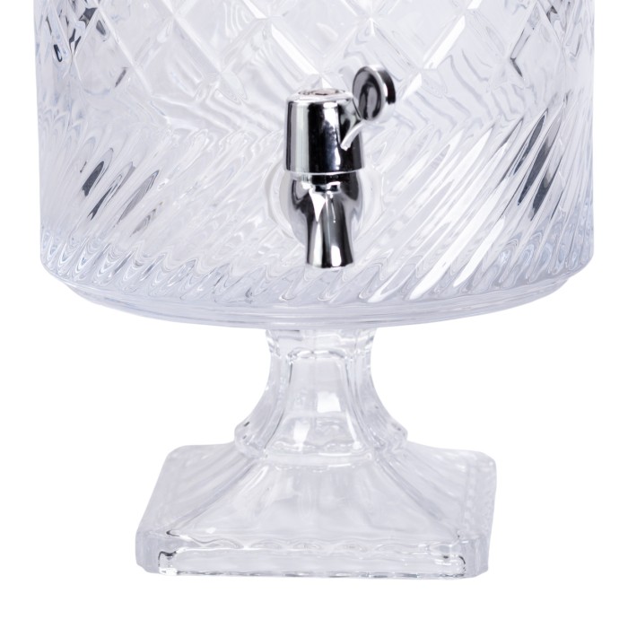 Лимонадниця з краном на підставці скляна 4,5 л HP-19-4 (23105)