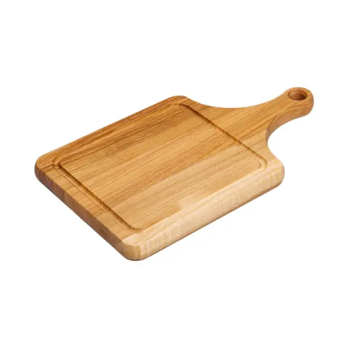 Кухонна обробна дошка дерев'яна 35×20 см з прямокутною основою C7W250350 (57791)