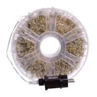 Новорічна гірлянда Хвойна лапа 100 м 3000 LED білий провід Синє сяйво D3000L100MWBL (29368)