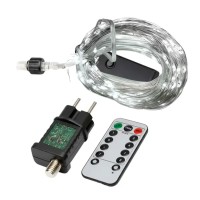 Гірлянда Кінський хвіст 3 м 20 ліній на 600 led лампочок на мідному дроті від мережі Білий 1733015W (50569)