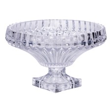 Фруктовниця скляна на ніжці Ø29 (см) Прозора HP-19-139RB (27530)