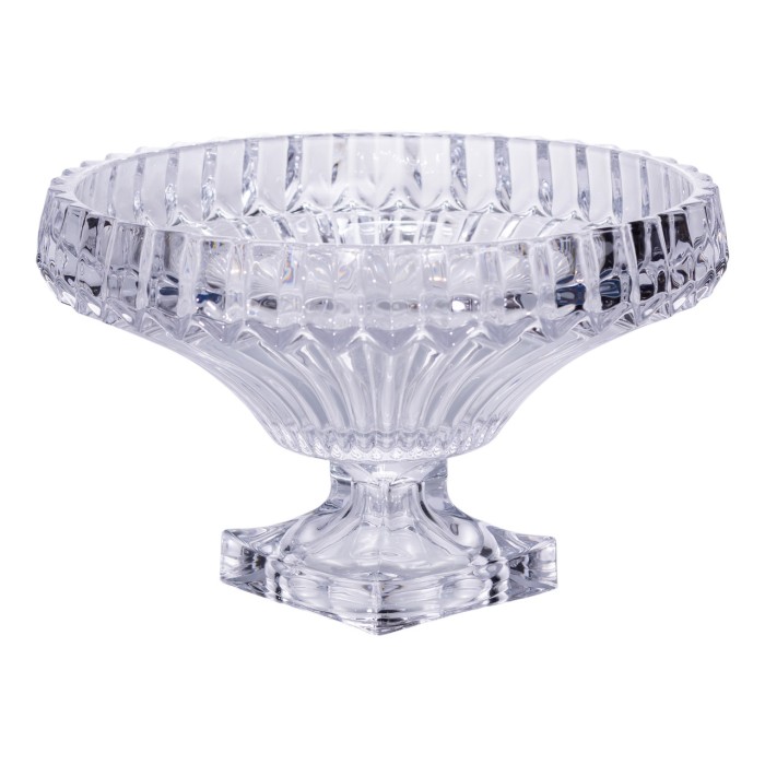 Фруктовниця скляна на ніжці Ø29 (см) Прозора HP-19-139RB (27530)