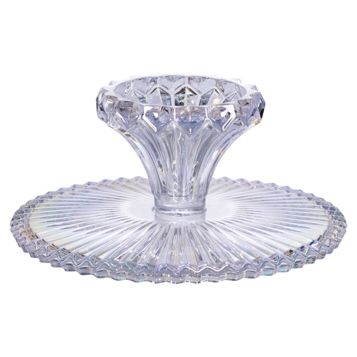 Тортівниця на ніжці Ø26 см скляна кругла HP-19-148 (61010)